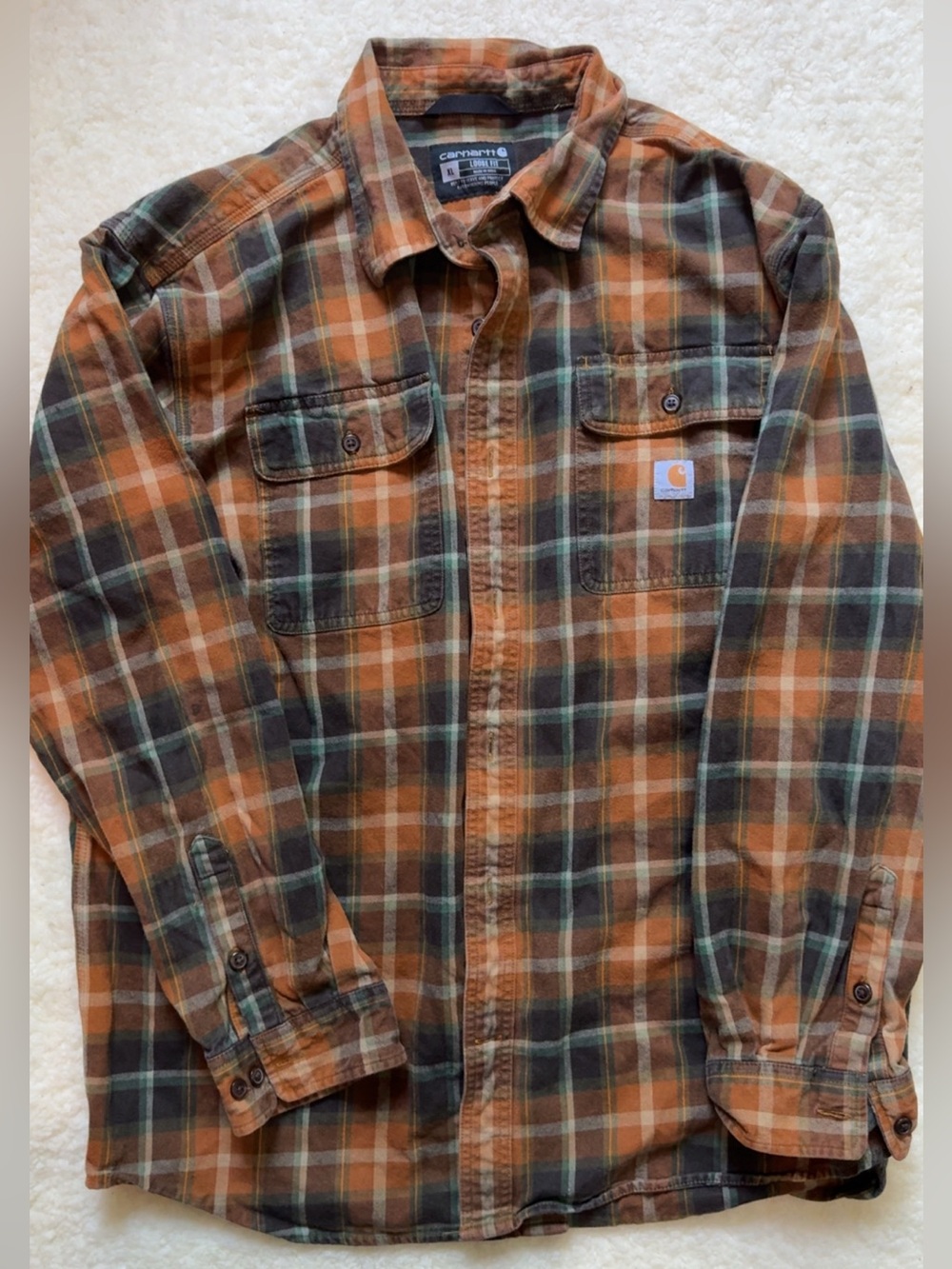 Carhartt losse fit heavyweight flannel